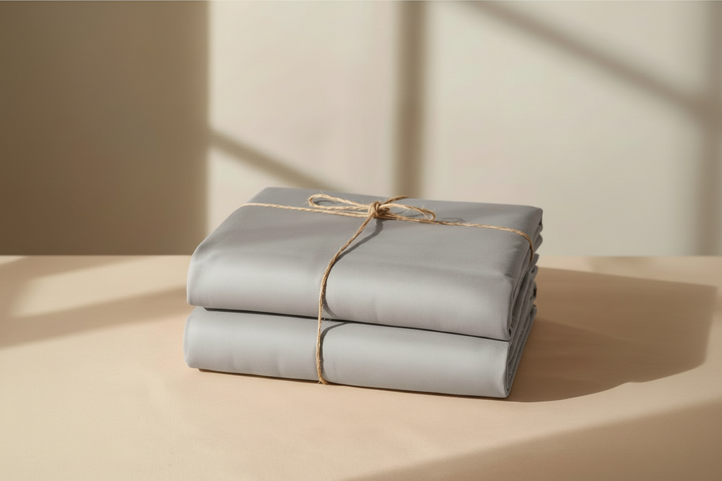 Dark Grey- 100% Cotton Percale Bedsheet