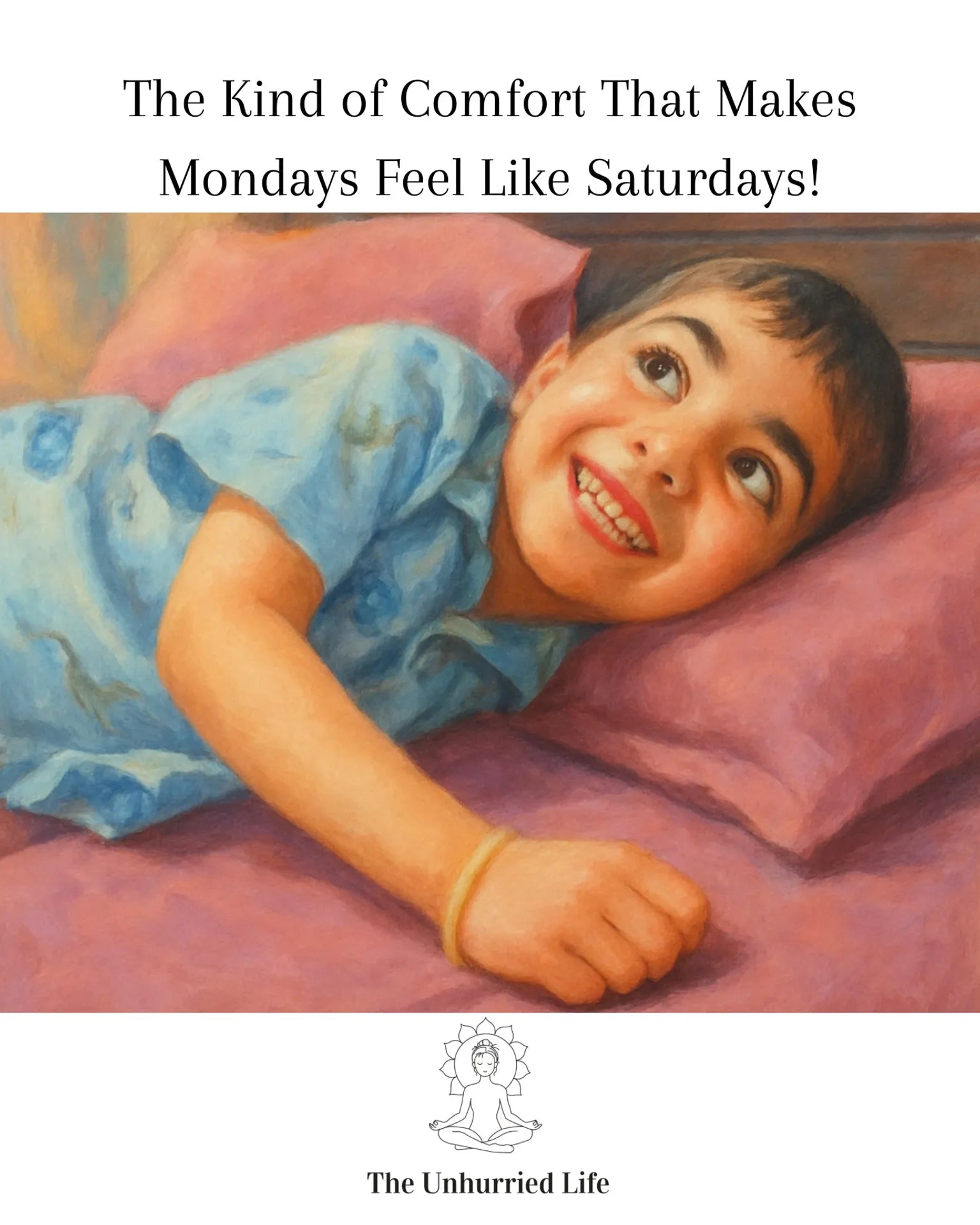 This is the look of a perfectly "unhurried" morning. Our cotton sheets are designed to be so soft, they encourage deep sleep and wake-up smiles. Because a great day starts with a great night.

Thank you to our wonderful customer for sharing this beautiful moment!

Tap on the link in description to shop the softest sleep essentials.

#TheUnhurriedLife #KidsRoomDecor #SoftSheets #CustomerLove #BedtimeStories #ToddlerLife #bedroomgoals